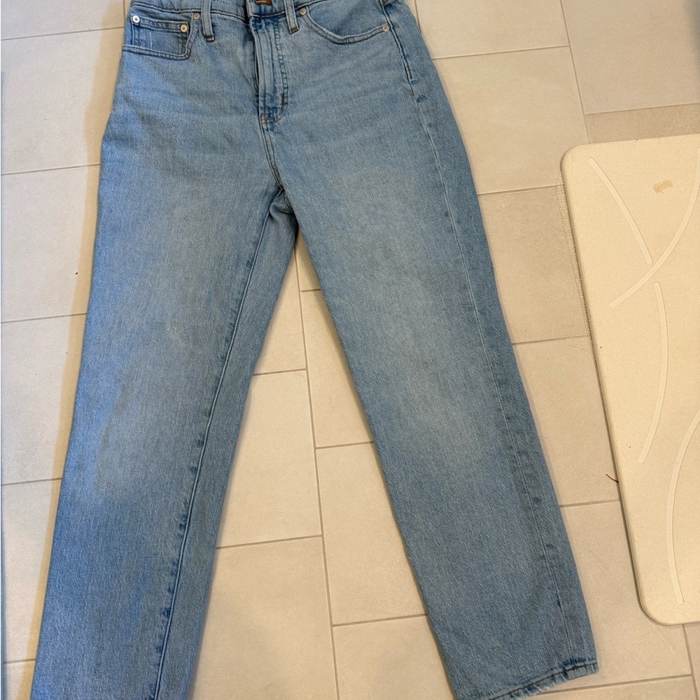 Madewell Women's Perfect Vintage Straight Leg Jeans - Light Blue